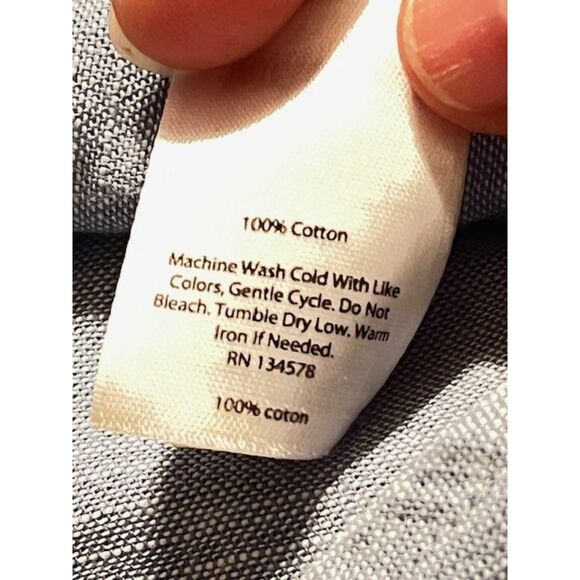 Vineyard Vines blue button down shirt M - Picture 4 of 4